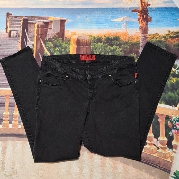 Tripp NYC High Waist Black Jeans Plus Size 14 - Picture 3 of 6